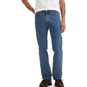 Levis 505 Regular Men's W34 L32 Fit Stretch Jeans Straight Leg N0286
